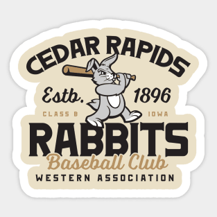 Cedar Rapids Rabbits Sticker